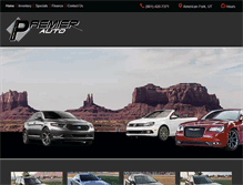 Tablet Screenshot of premierautoutah.com